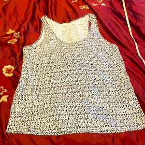 Like new JCrew sequin tank. Medium